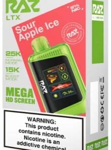 Raz 25K Sour Apple Ice