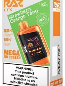 Raz 25K Strawberry Orange Tang