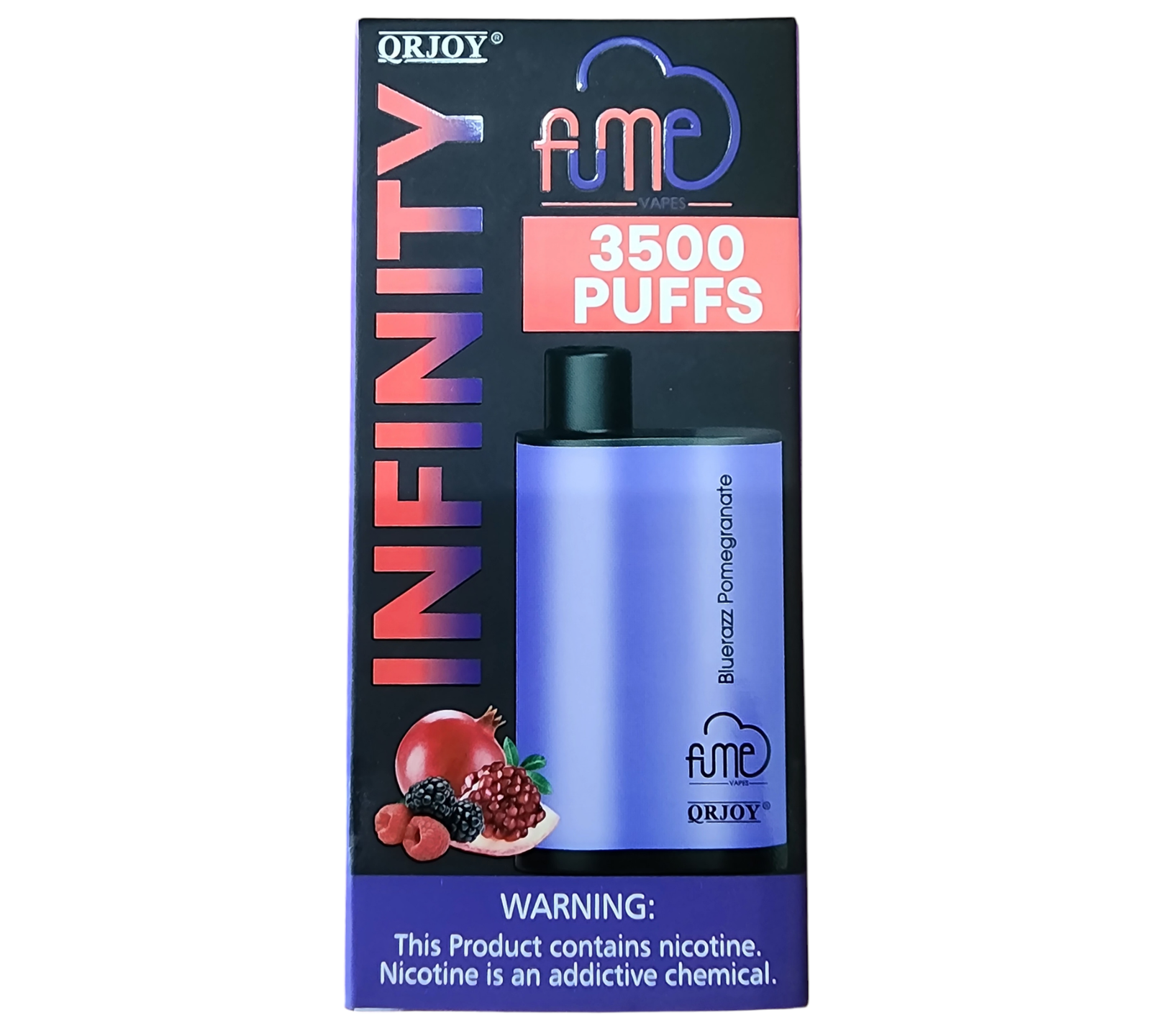 Fume Infinity 3500 Bluerazz Pomegranate